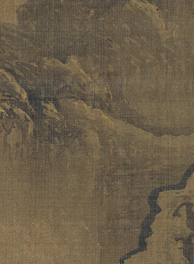 国画山水画仿古字画客厅装饰画人物书画挂画御苑市朝图赠卷轴装裱