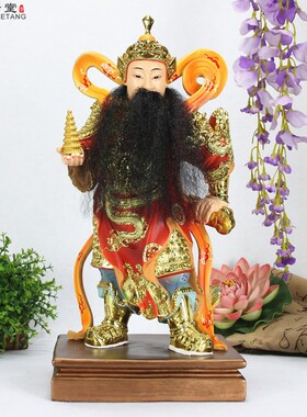 佛堂16寸托塔李天王李靖毗沙门昆沙宫天王降魔大元帅神像摆件