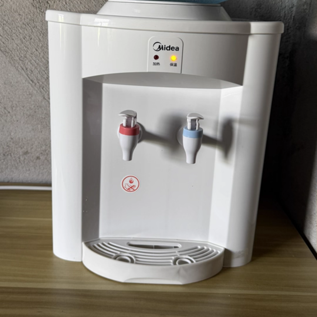 美的饮水机家用宿舍全自动小型桌面台式热水恒温上置水桶MYR720T - 图2