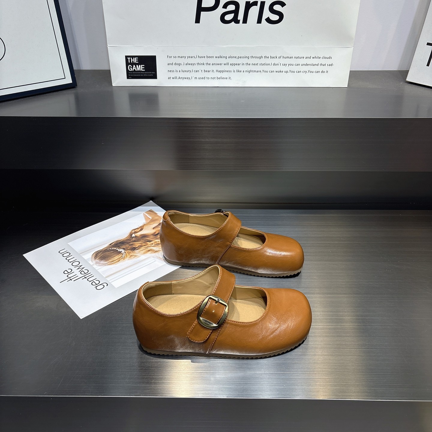 魔术贴圆头浅口玛丽珍鞋单鞋女2026新款内增高显瘦舒适软底勃肯鞋,淘宝优惠券,粉丝福利购,淘宝优惠卷