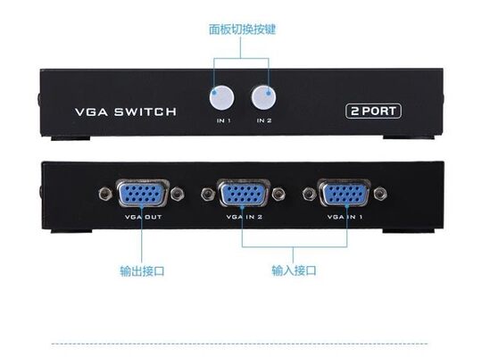 Maxtor MT-15-2CH high frequency 2-port VGA mutual switcher sharer 2 in 1 out HD supports wide screen