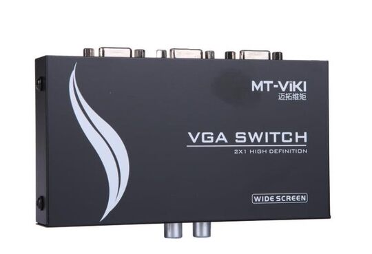 Maxtor MT-15-2CH high frequency 2-port VGA mutual switcher sharer 2 in 1 out HD supports wide screen