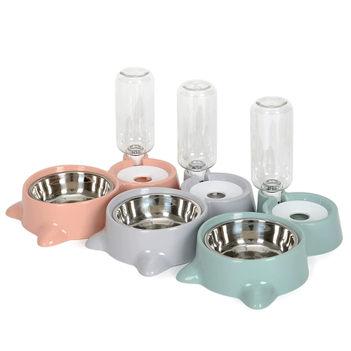 Hoopet Pet автоматически из водной миски с серой водой миска рис миска кошка кошка кошка, собачья ежедневная принадлежности для домашних животных продуктов