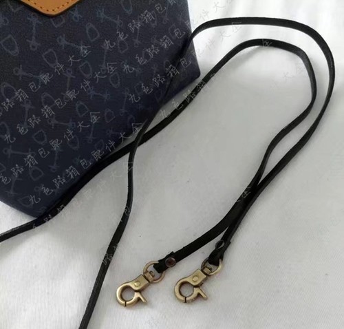 包包配件真皮细包带斜挎单肩包带长手机挂绳宽5毫米牛皮包带小包/ - 图1