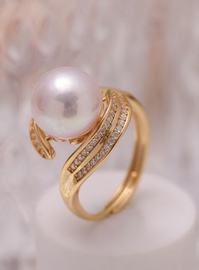 s925纯银奢华精工大托戒指托配件