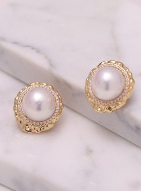 s925纯银褶皱二件套装吊坠耳钉