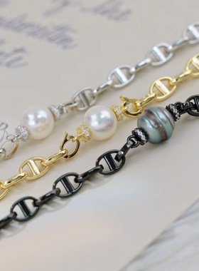 s925纯银日韩版时尚猪鼻手链