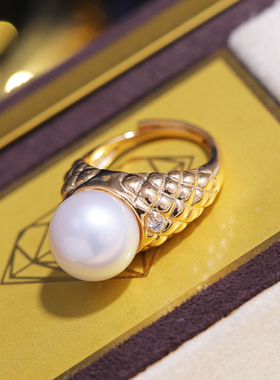 s925纯银简约大方气质戒指托