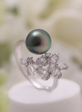 叶子s925纯银日韩版男女通用