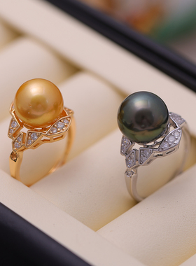 s925纯银优雅气质豪华戒指托配件