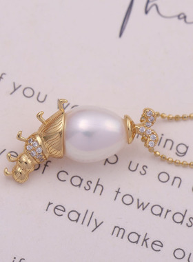 可爱毛毛虫吊坠s925纯银男女通用