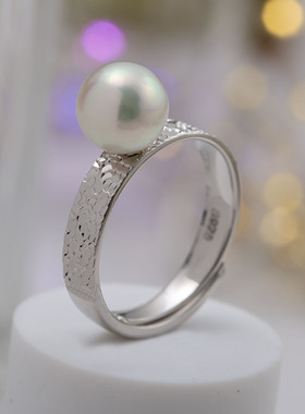 手工精美款戒托s925纯银简约百搭