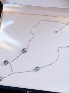 满天星项链套链s925纯银多珠通用