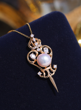 s925纯银复古欧美皇冠吊坠配件