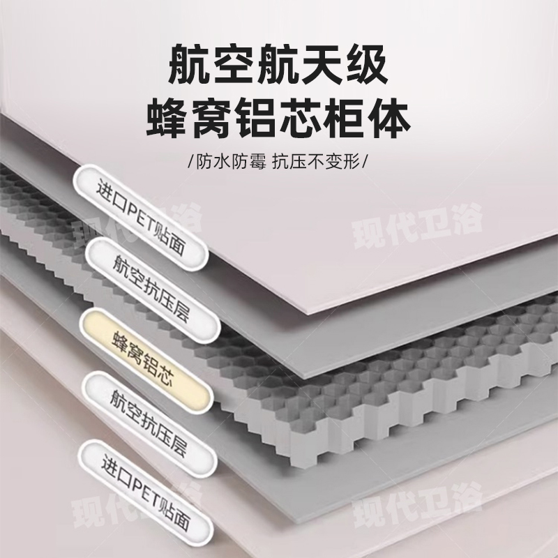 吊柜墙壁柜太空铝厨房收纳储物柜卫生间防水马桶边柜浴室柜挂墙柜 - 图2