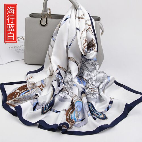 上海故事真丝丝巾妈妈款女2025新款杭州丝绸桑蚕丝围巾礼盒送长辈 - 图3