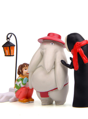 清新卡通猫劳珍造景卡通