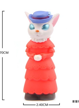 搪胶摆件玩偶指套卡通微景观