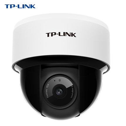 现货 TP-LINK TL-IPC43K-4 300万云台无线网络摄像机旋转全景夜视高清摄像头wifi手机远程安防监控器云台半球-图0