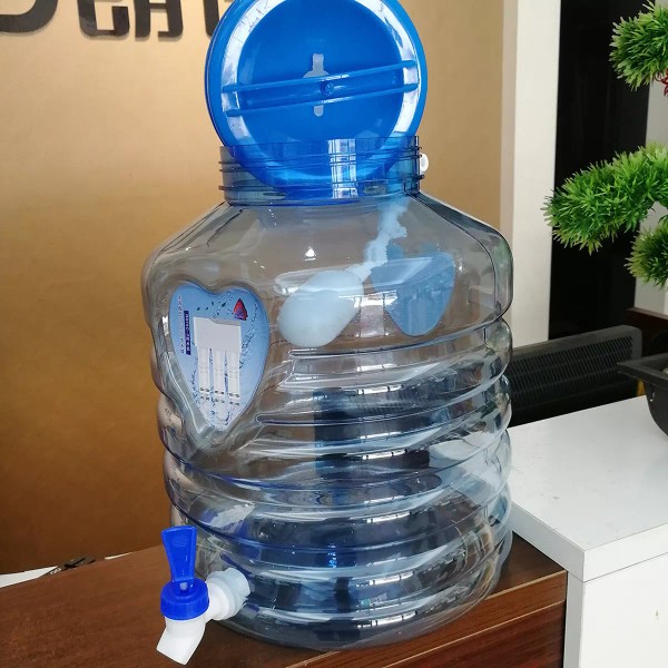 净水器手提水桶10L 净水桶 食品级材质，水龙头+浮球 水满自停 - 图0