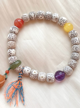 天然星月菩提多宝手链女款星月菩提手串饰品礼物送女友闺蜜