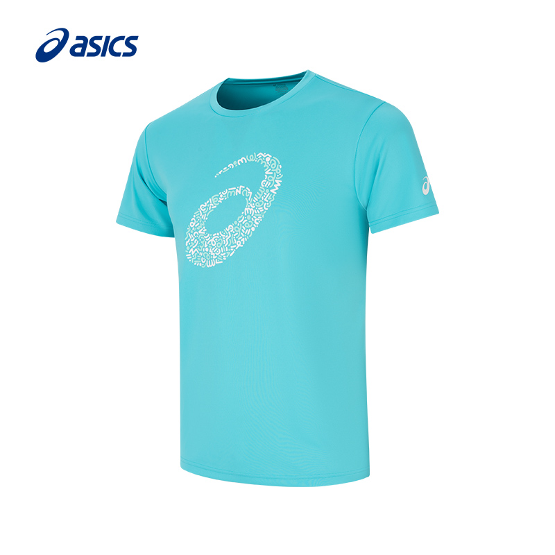 ASICS亚瑟士新款男子透气跑步短袖男式圆领套头舒适运动短袖T恤 - 图3