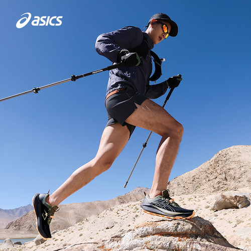 ASICS亚瑟士新款GEL-TRABUCO 13男子越野跑步鞋抓地透气运动鞋 - 图1