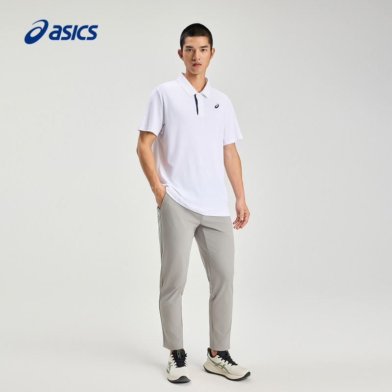 ASICS亚瑟士男子透气网球T恤时尚舒适套头翻领运动短袖POLO衫,淘宝优惠券,粉丝福利购,淘宝优惠卷