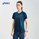 ASICS亚瑟士新款女子反光轻量透气跑步运动短袖轻量舒适时尚T恤