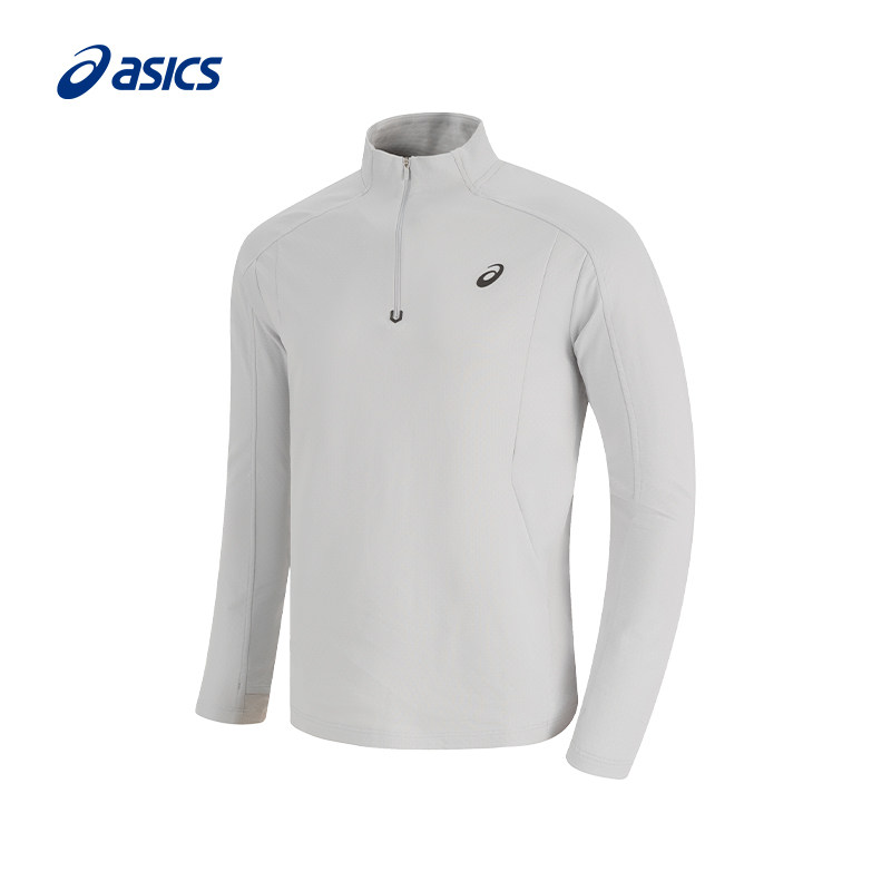 ASICS亚瑟士官方正品新款男莱卡抓绒跑步长袖T恤保暖运动T恤,淘宝优惠券,粉丝福利购,淘宝优惠卷