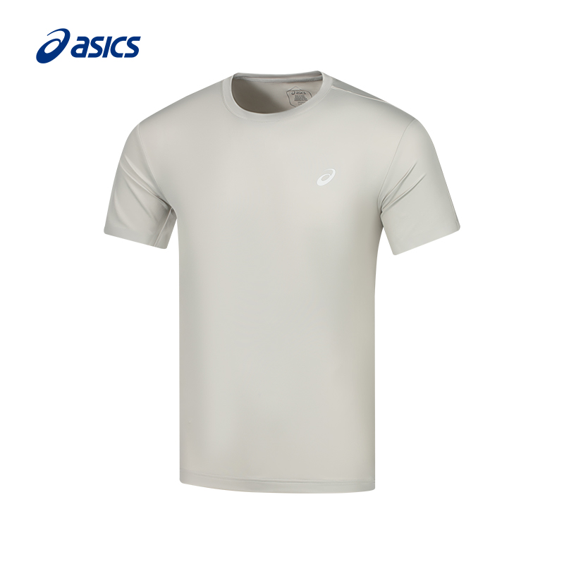 ASICS亚瑟士男子运动上衣男式吸湿速干抗UV凉感圆领跑步短袖T恤 - 图0