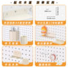Perforated board small plate metal magnetic storage rack