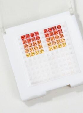 方形培育蓝宝石彩虹渐变色裸石 项链首饰戒指蜡镶diy配石