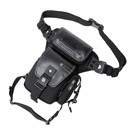 JR Дорожная сумка на бедро для велоспорта, универсальная поясная сумка, кожаная тактическая водонепроницаемая сумка, воловья кожа
