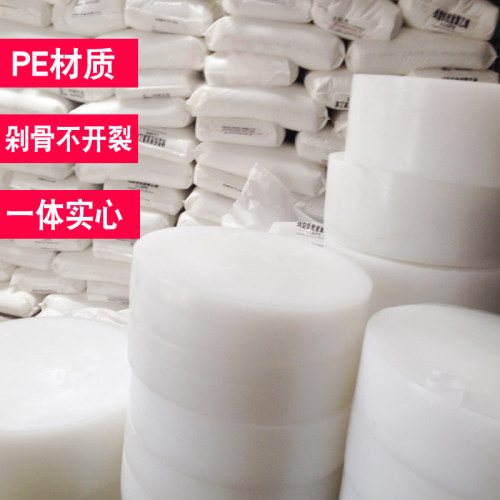 加厚圆形塑料菜板切菜板防霉商用菜墩刀板剁肉墩家用PE砧板 - 图0