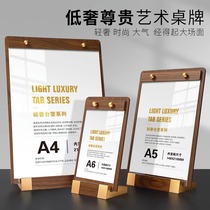 Coffee Milk Tea Shop Desk Card Menu Price Display Card Price List Table Menu Wine Waterboard a5 Table Card Dot Meal Cards