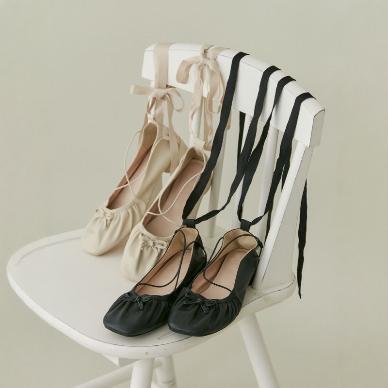 年中清仓98！M+两穿复古交叉带日系芭蕾舞鞋奶奶鞋玛丽珍鞋 - 图3