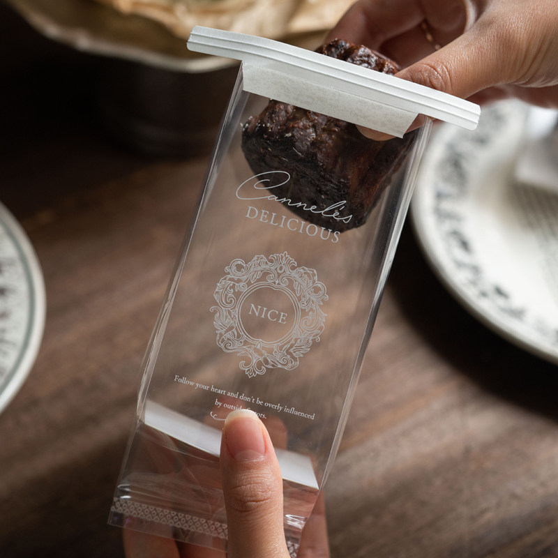 可露丽包装袋透明卷边袋纸杯蛋糕曲奇小袋子玛德琳烘焙饼干糖果,淘宝优惠券,粉丝福利购,淘宝优惠卷