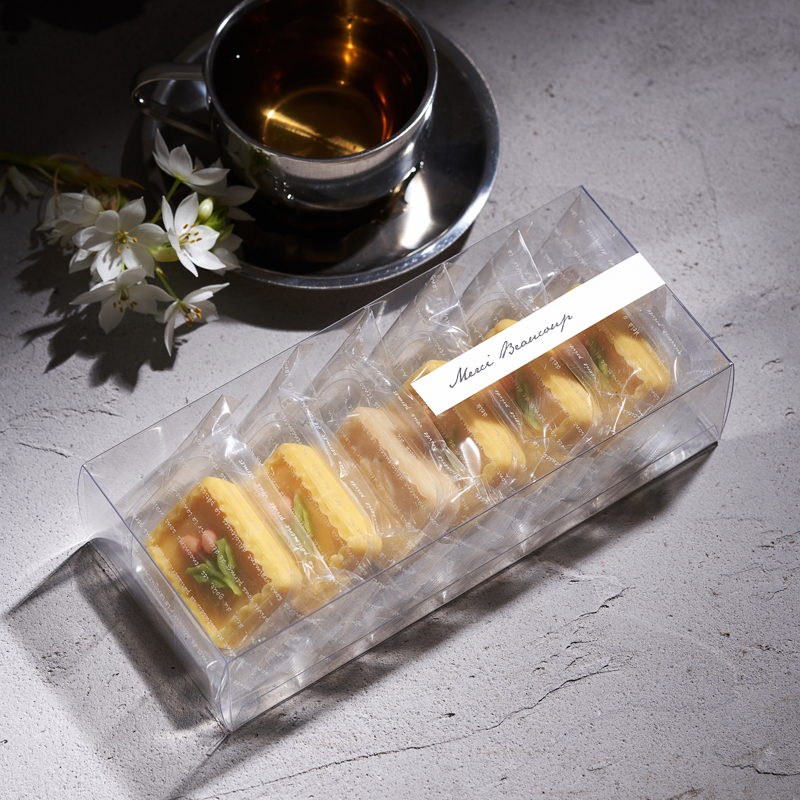透明白色法文袋玛德琳绿豆糕烘焙包装袋费南雪切片磅蛋糕袋机封口-图1