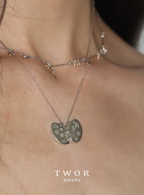 TWOR银翅梦境蝴蝶项链