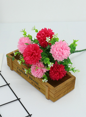 仿真花手捧花布艺花插花塑料花