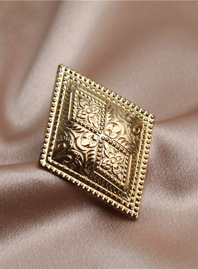 欧美风格新款几何体雕花手镯