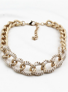 韩版ins夸张项链绳