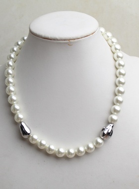 韩版新款玻璃水晶串珠项链