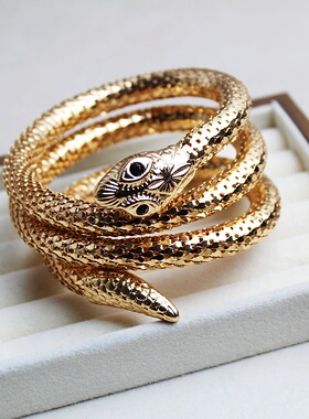 欧美风彩色醋酸亚克力夸张手镯