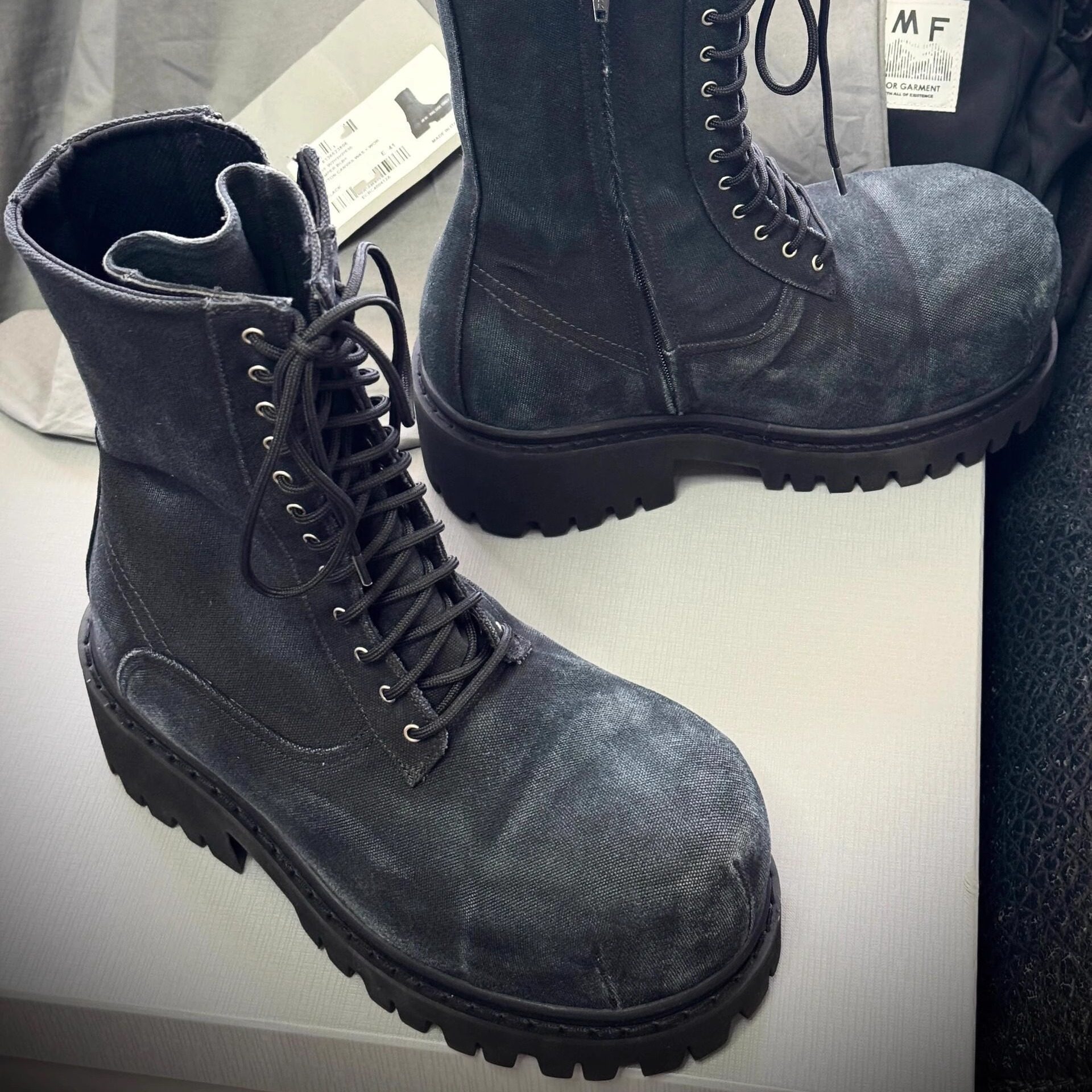 复古做旧马丁靴男暗黑骑士靴沙漠米奇大头机车靴厚底增高工装短靴,淘宝优惠券,粉丝福利购,淘宝优惠卷