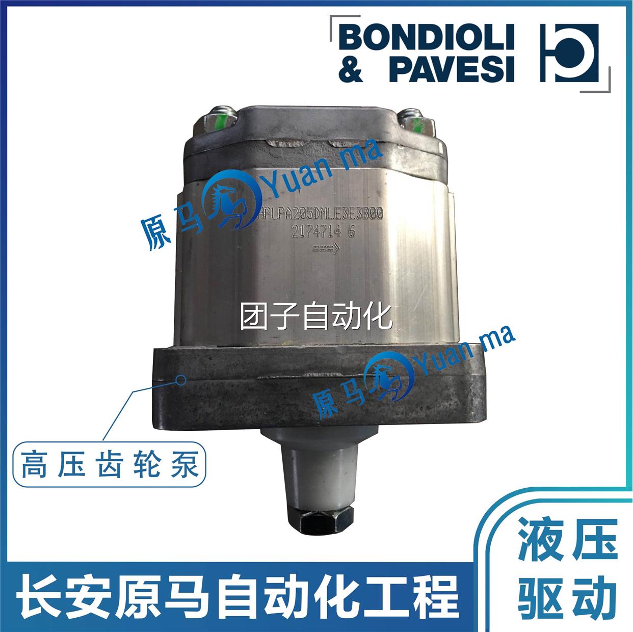 BONDIOLI& PAVESI意大利邦贝齿轮泵 HPLPA205DMLE3E3B00 14-图1