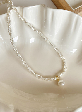 气质珍珠项链女轻奢小众