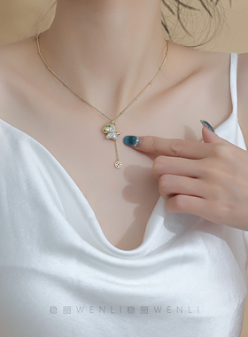 925纯银马上有钱小马项链女精致