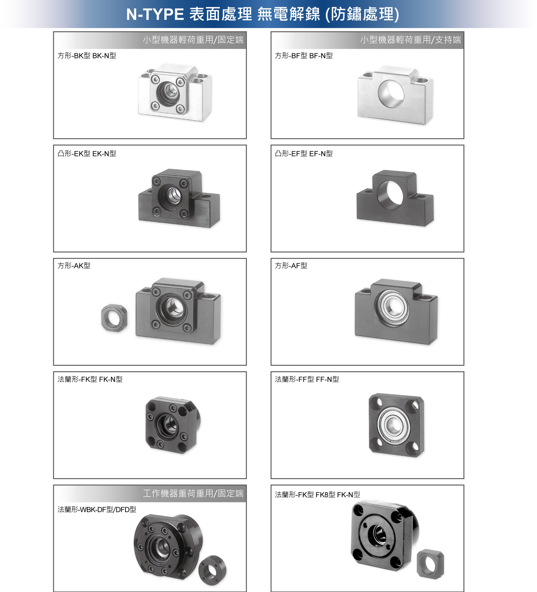 滚珠丝杆支撑座FF06 08 10 12 15 17 20 25 30 轴承固定座 C5精度 - 图0